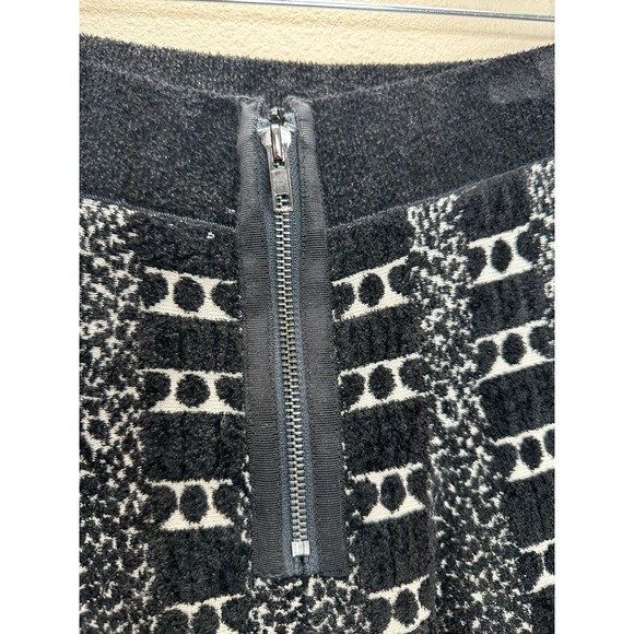 Anthropologie Moth Boho Black Flare Sweater Midi Skirt Size M Whimsical Grunge - Picture 6 of 9